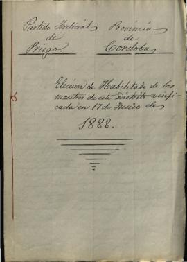 Expediente de elecci&oacute;n de habilitado