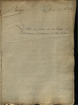 Libro de actas de la Junta de Instrucci&oacute;n Primaria