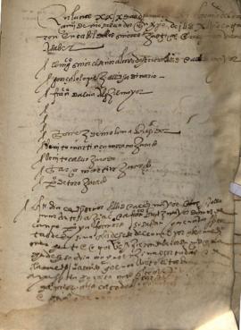 Actas Capitulares de 1545 (I)